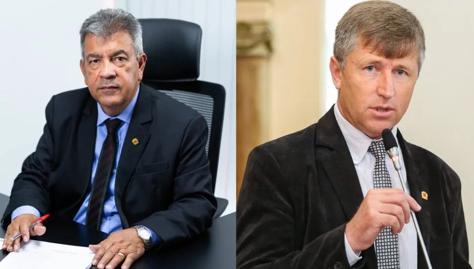 Vereador Toninho da Farmácia (União) e Mauro Bobato (PP).