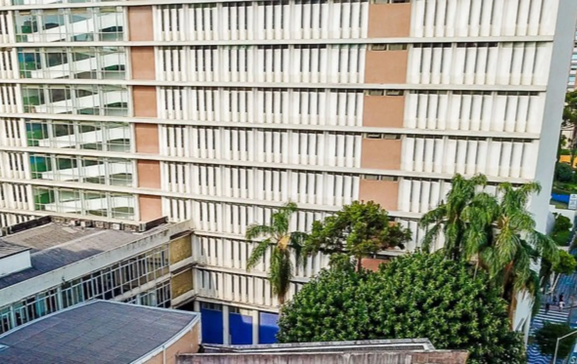 A reitoria da UFPR, em Curitiba.