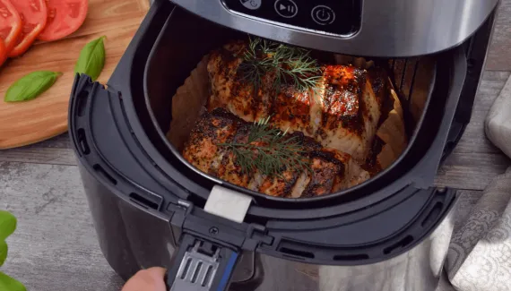 Almoço saudável: 5 receitas práticas para fazer na air fryer