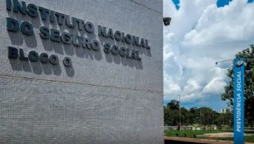 Imagem da sede do INSS, em Brasília