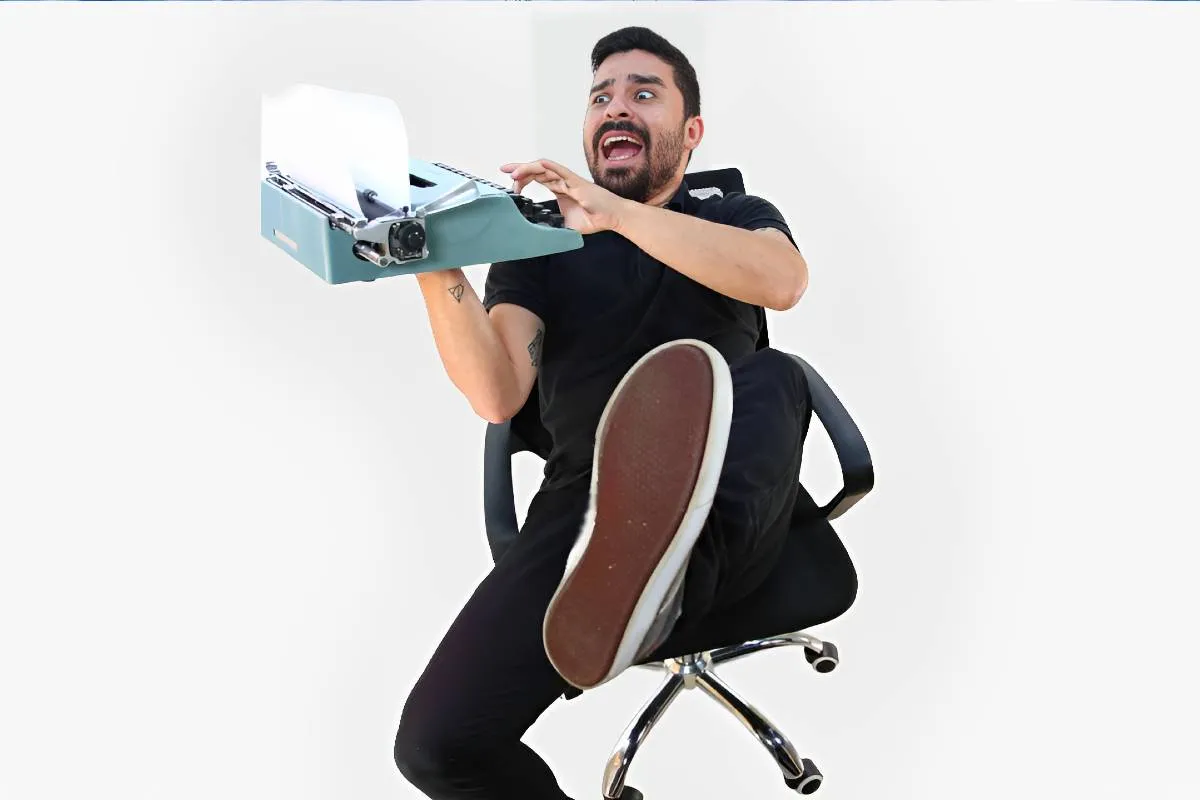 Menino do RH em experiência