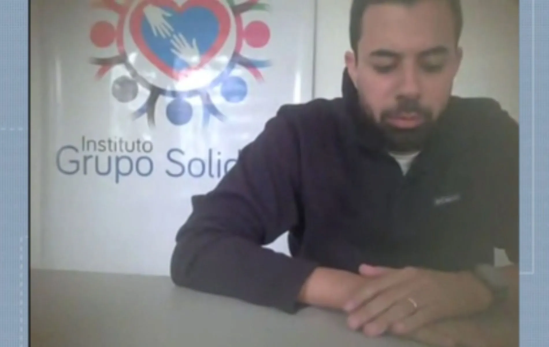 Frame de vídeo com o vereador Lórens Nogueira (PP)