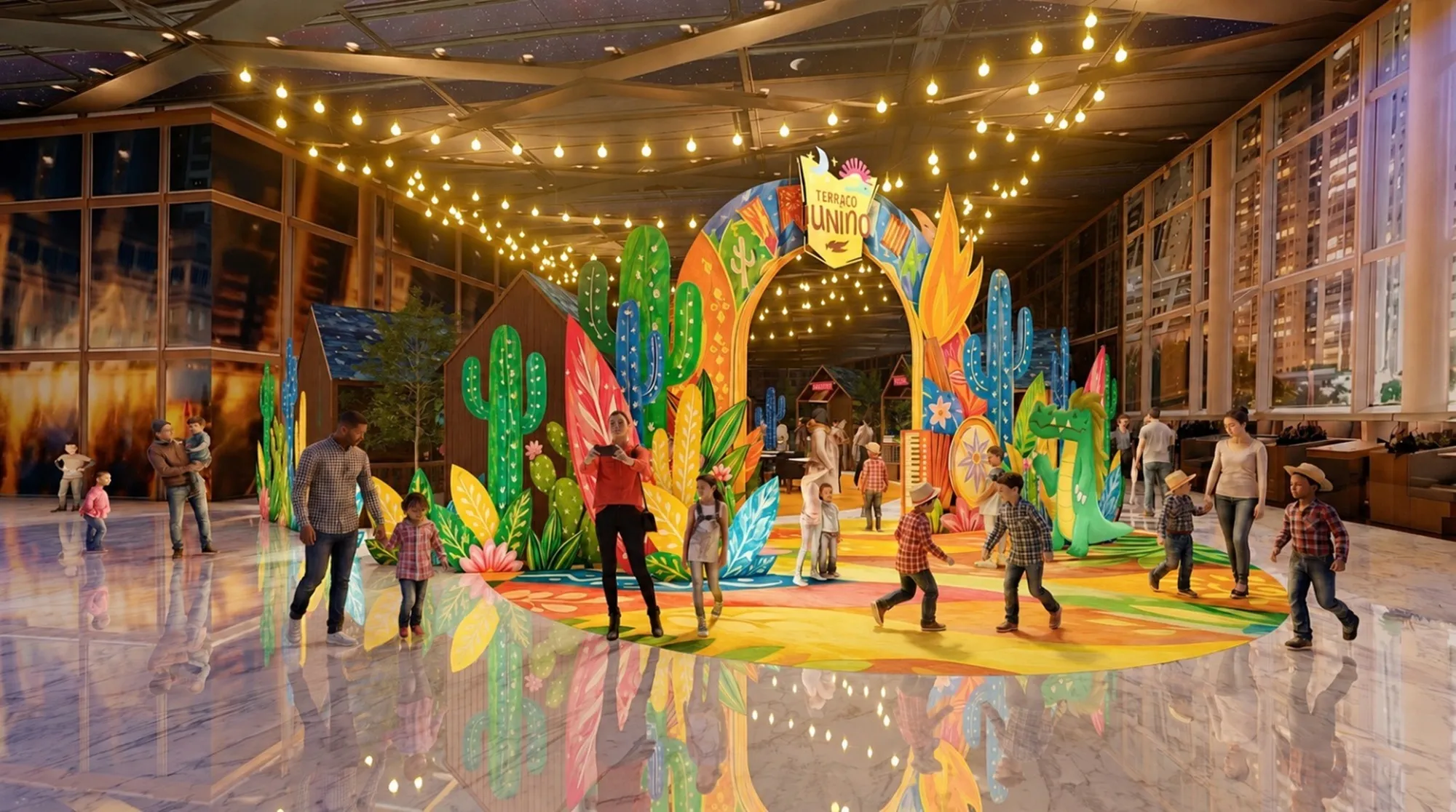 Pátio Batel, shopping em Curitiba, terá oito dias de programação de festa junina