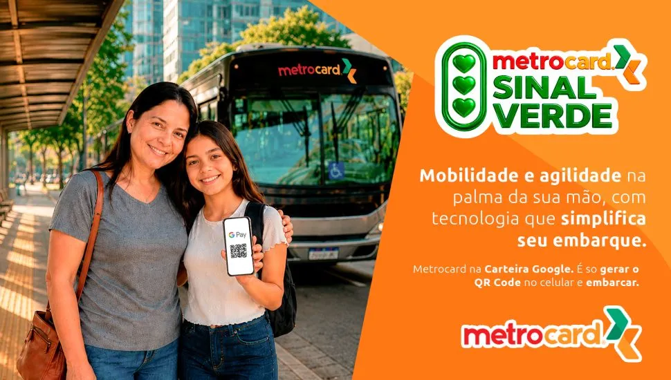 A Metrocard acompanha a evolução da mobilidade com soluções que deixam o dia a dia de quem usa transporte público muito mais simples, sem deixar de lado a praticidade e a agilidade que sempre fizeram parte da rotina dos passageiros.