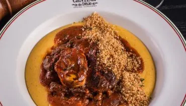Délio Canabrava ensina receita de Polenta cremosa com Ossobuco