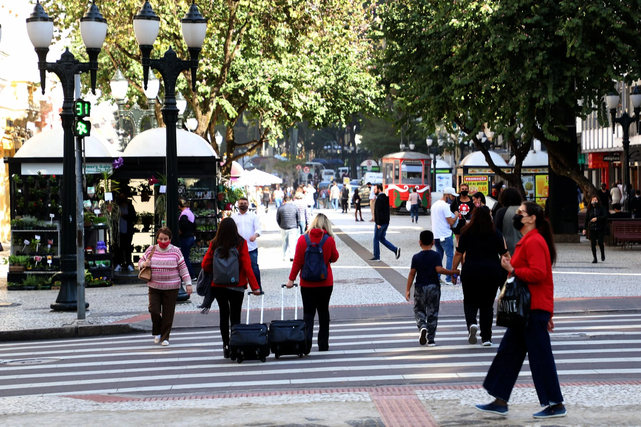 O Centro de Curitiba concentra o maior número de vítimas. Foto: Ari Dias/AEN