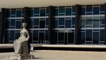 Imagem mostra a sede do Supremo Tribunal Federal (STF), em Brasília.