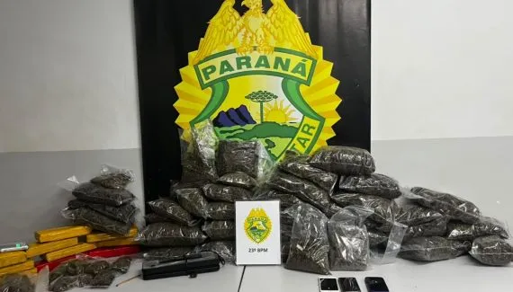Casal é preso com 27 quilos de maconha em Curitiba