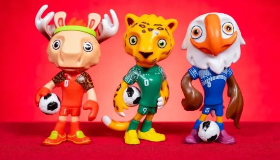 Mascotes da Copa do Mundo 2026: conheça os animais que representam as nações-sede 