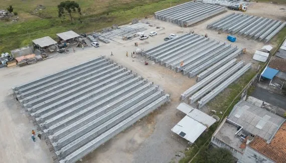 Mais de 2,4 mil toneladas; saiba como será o transporte das vigas gigantes do novo viaduto Curitiba-Pinhais