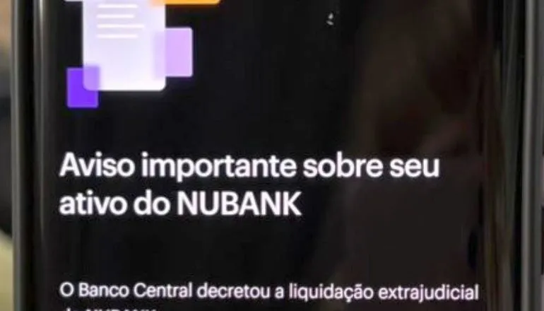 Nubank em liquidação judicial? Fintech se pronuncia sobre mensagem