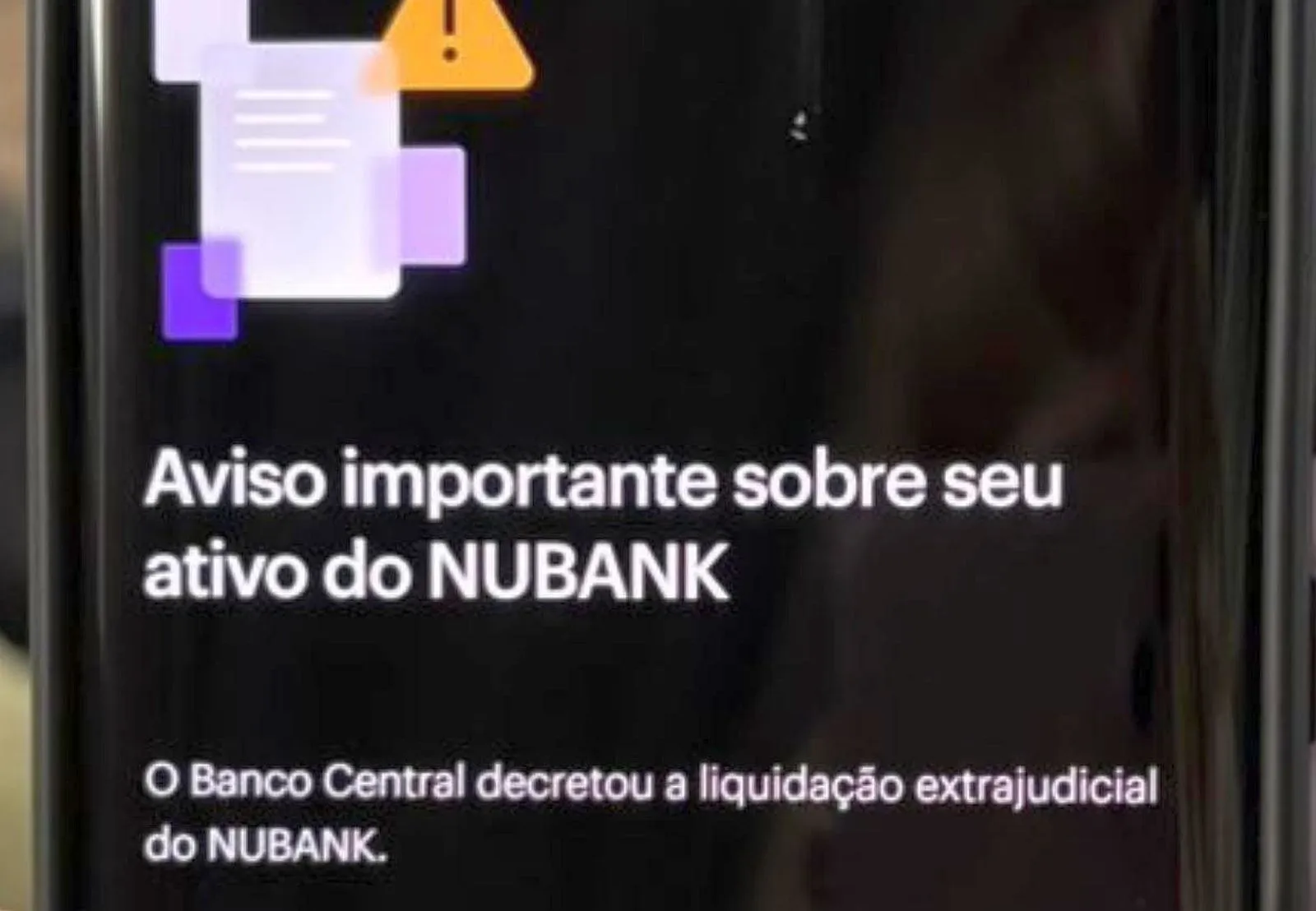 Nubank em liquidação judicial? Fintech se pronuncia sobre mensagem