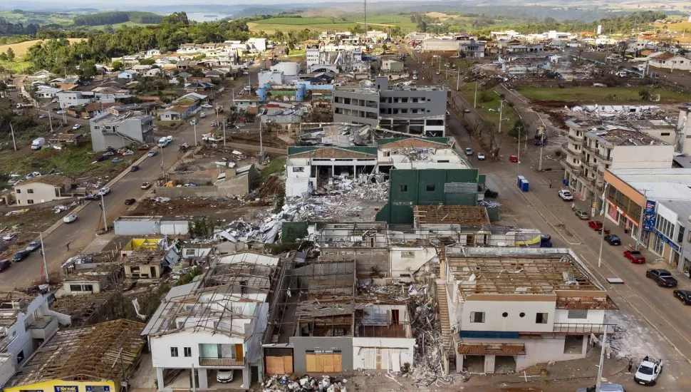 Rio Bonito do Iguaçu ainda tem obras pendentes sete meses depois após tornado