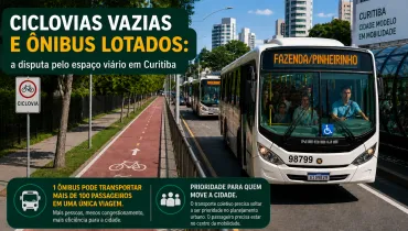 Cada faixa de rodagem removida, cada corredor não priorizado e cada mudança viária que limita a mobilidade impactam diretamente a fluidez do sistema coletivo.