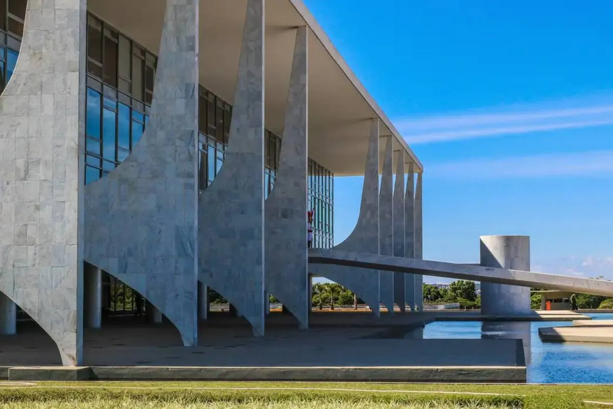 Imagem mostra o Palácio do Planalto, em Brasília.