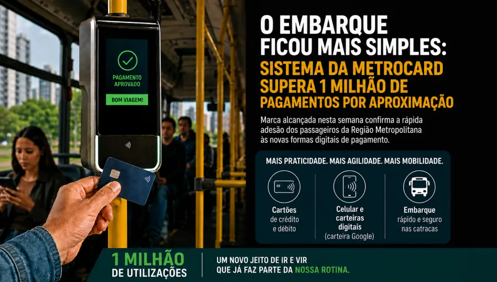 o uso da tecnologia EMV (pagamento por aproximação) acaba de atingir uma marca importante: a Metrocard superou 1 milhão de utilizações.