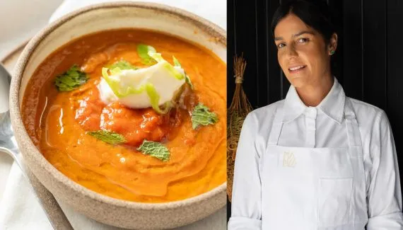 Chef Manu Buffara ensina receita de creme de abóbora com toque autoral
