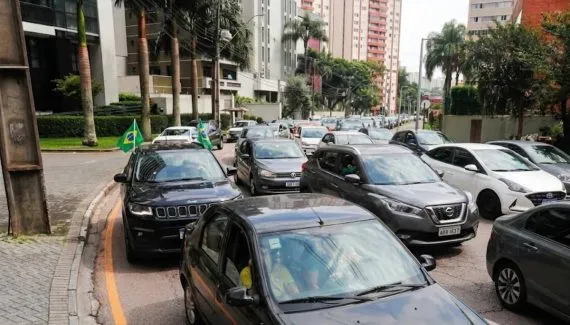 Curitiba tem trânsito intenso antes de Brasil x Japão: veja mapa e evite engarrafamentos