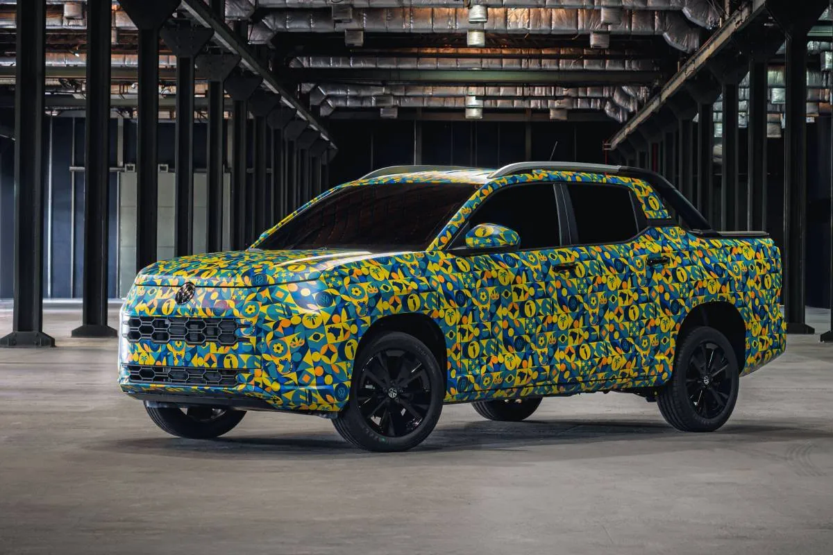 Imagem mostra a frente da nova Volkswagen Tukan