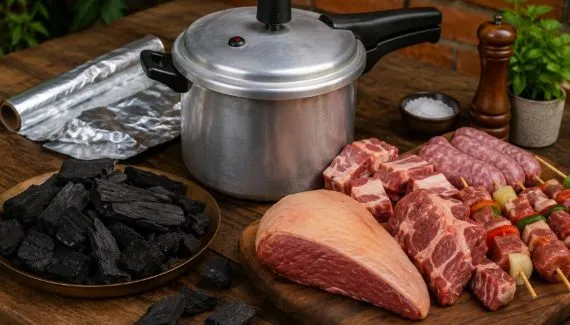 Como fazer churrasco na panela de pressão com carvão: confie, esta receita dá certo