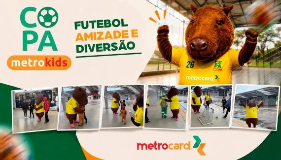 Capitana atrai famílias, distribui sorrisos e transforma terminal Afonso Pena em clima de Copa