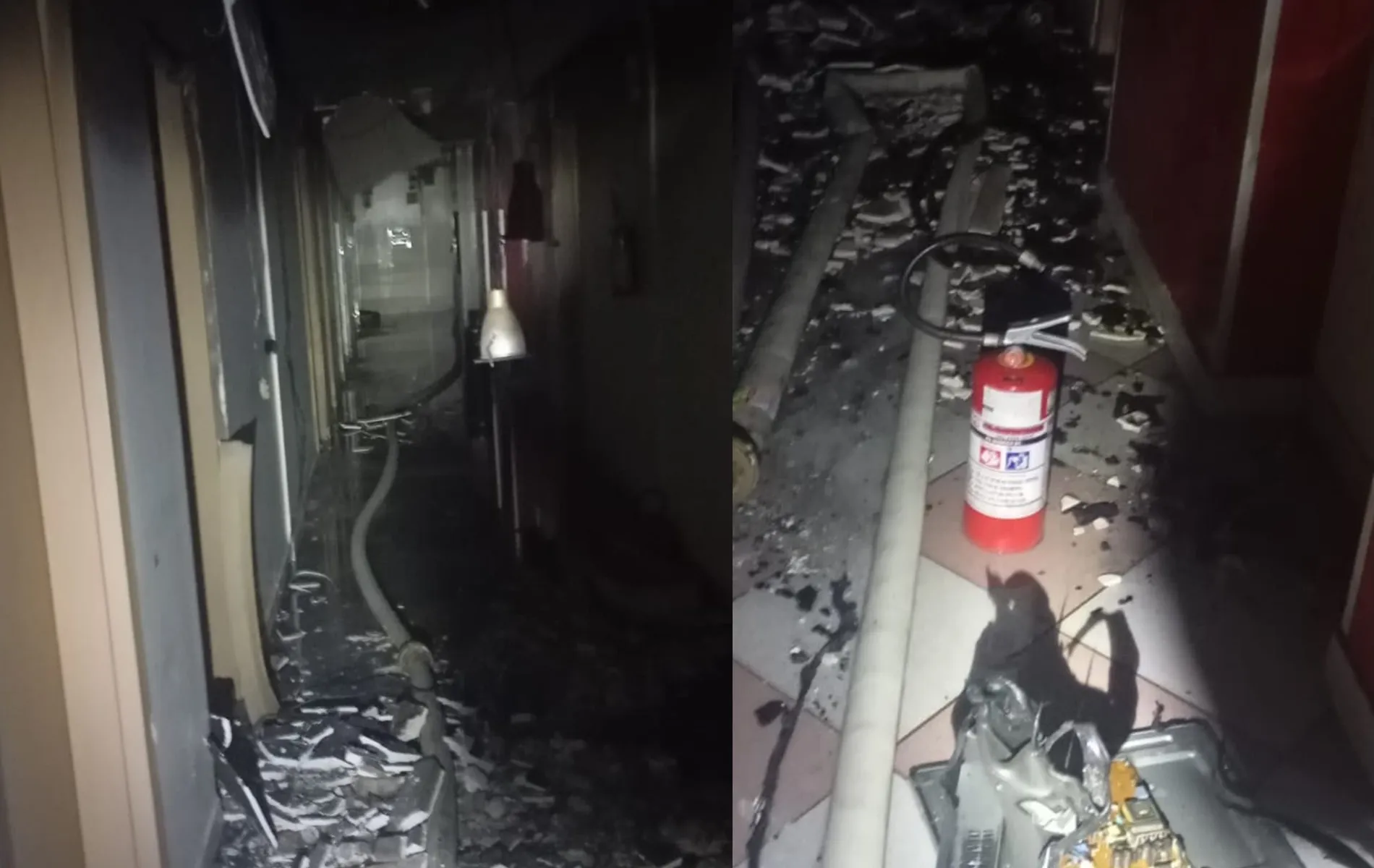 Hotel pega fogo em Londrina