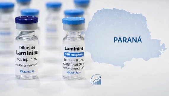 Paraná é o estado com mais aplicações de polilaminina no Brasil