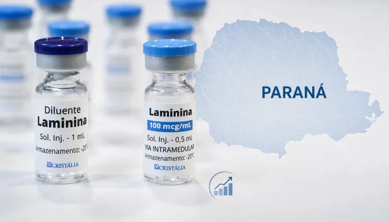 Paraná é o estado com mais aplicações de polilaminina no Brasil