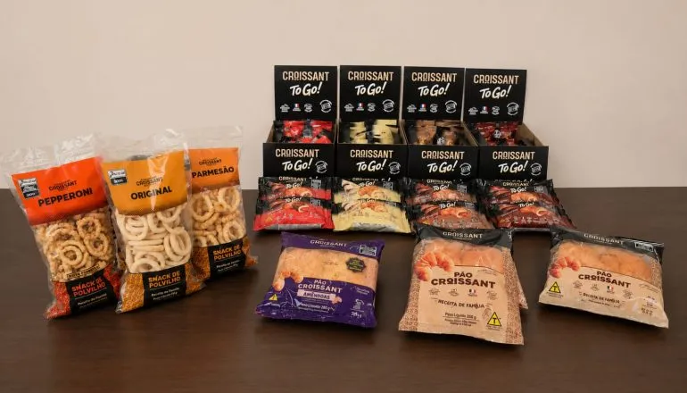 Produtos feitos com massa de croissant. Casa do Croissant