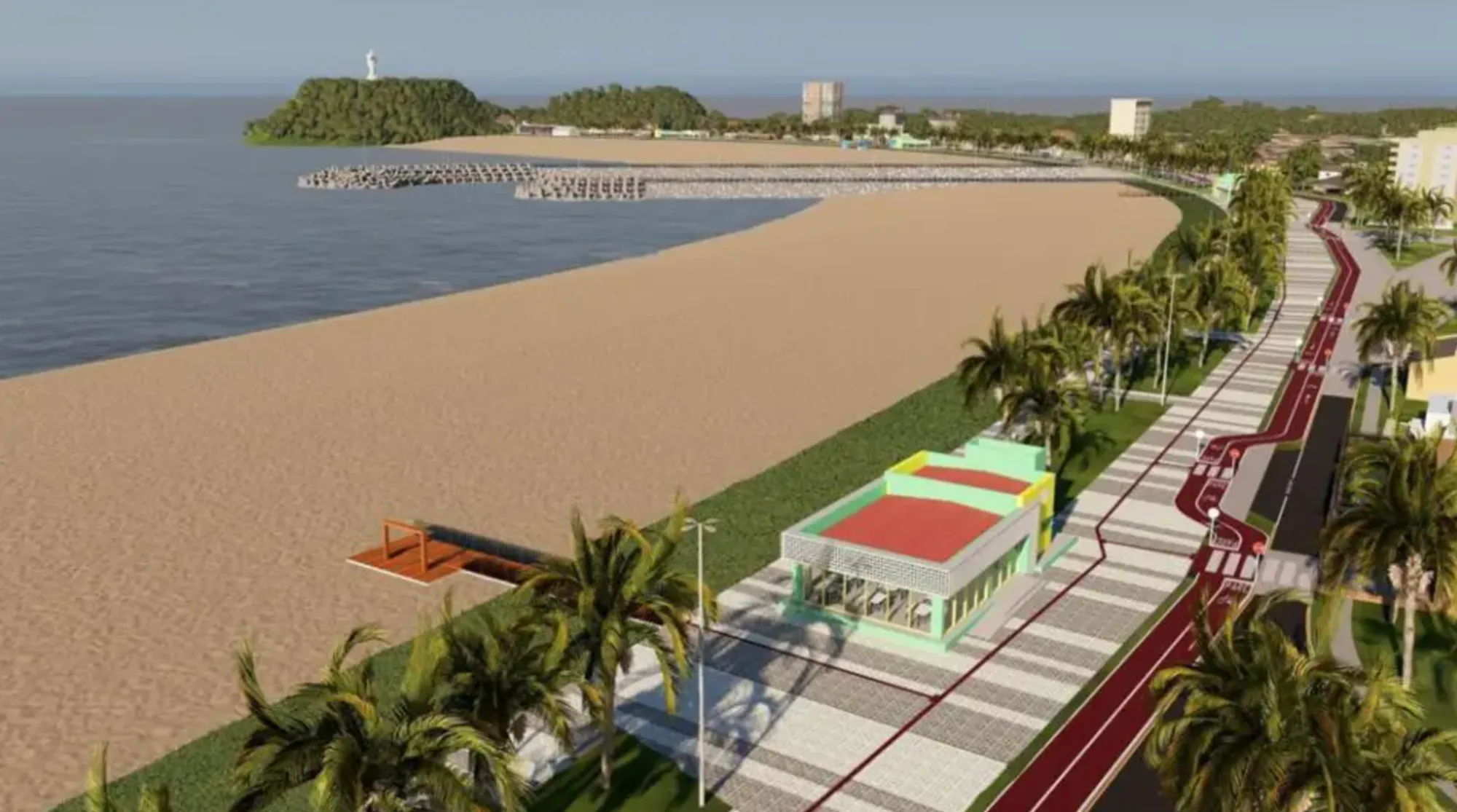 projeto de obra de revitalização em guaratuba