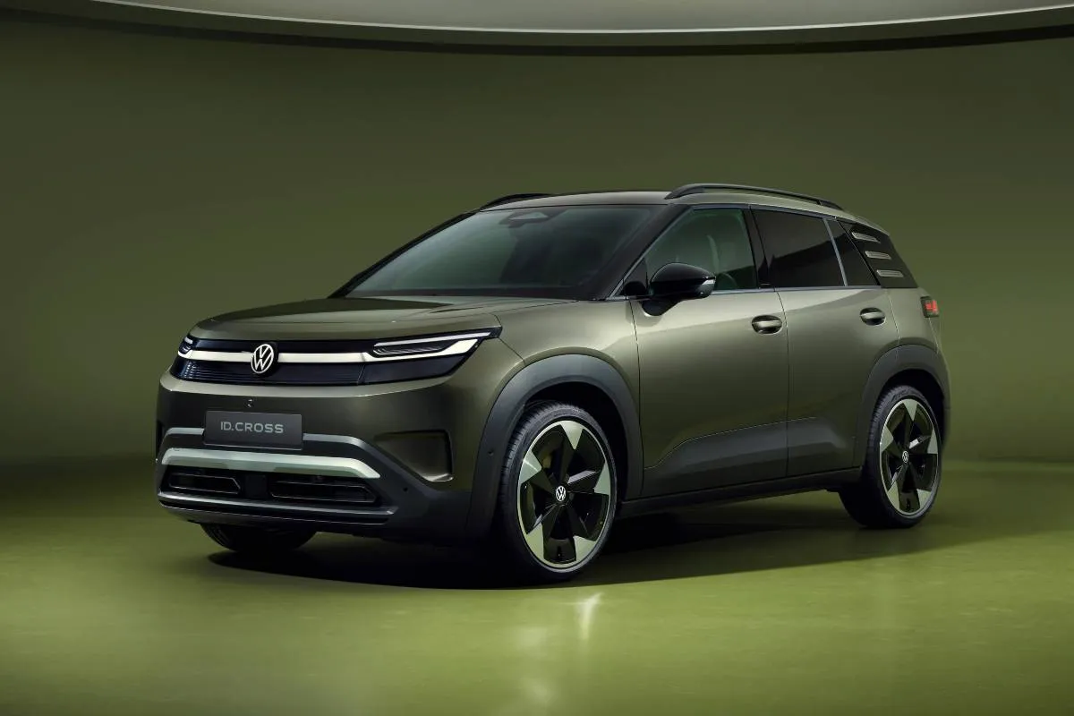 Imagem mostra o novo suv da Volkswagen, o ID Cross.