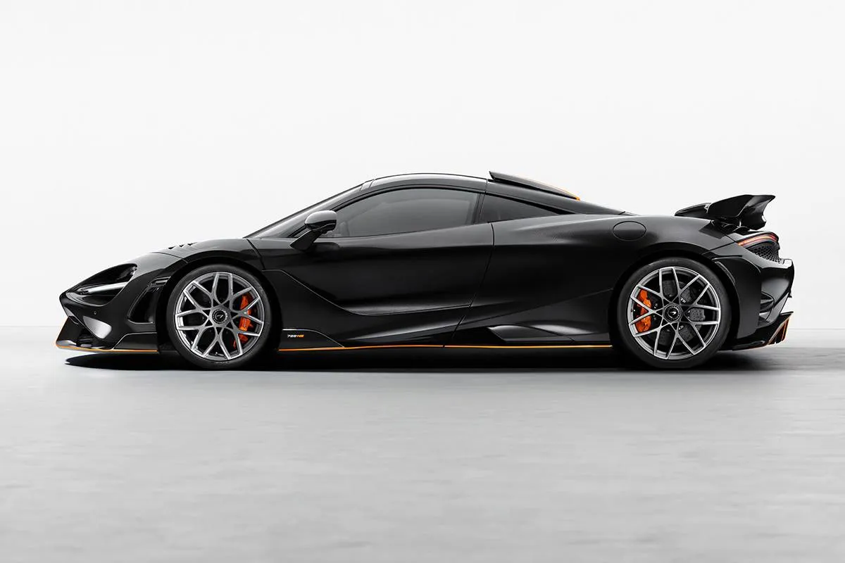 Imagem mostra a lateral da nova McLaren 788HS