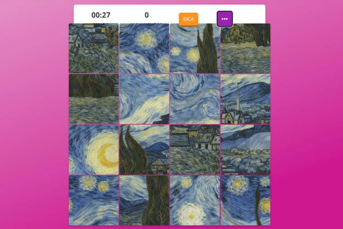 Quebra cabeça Van Gogh