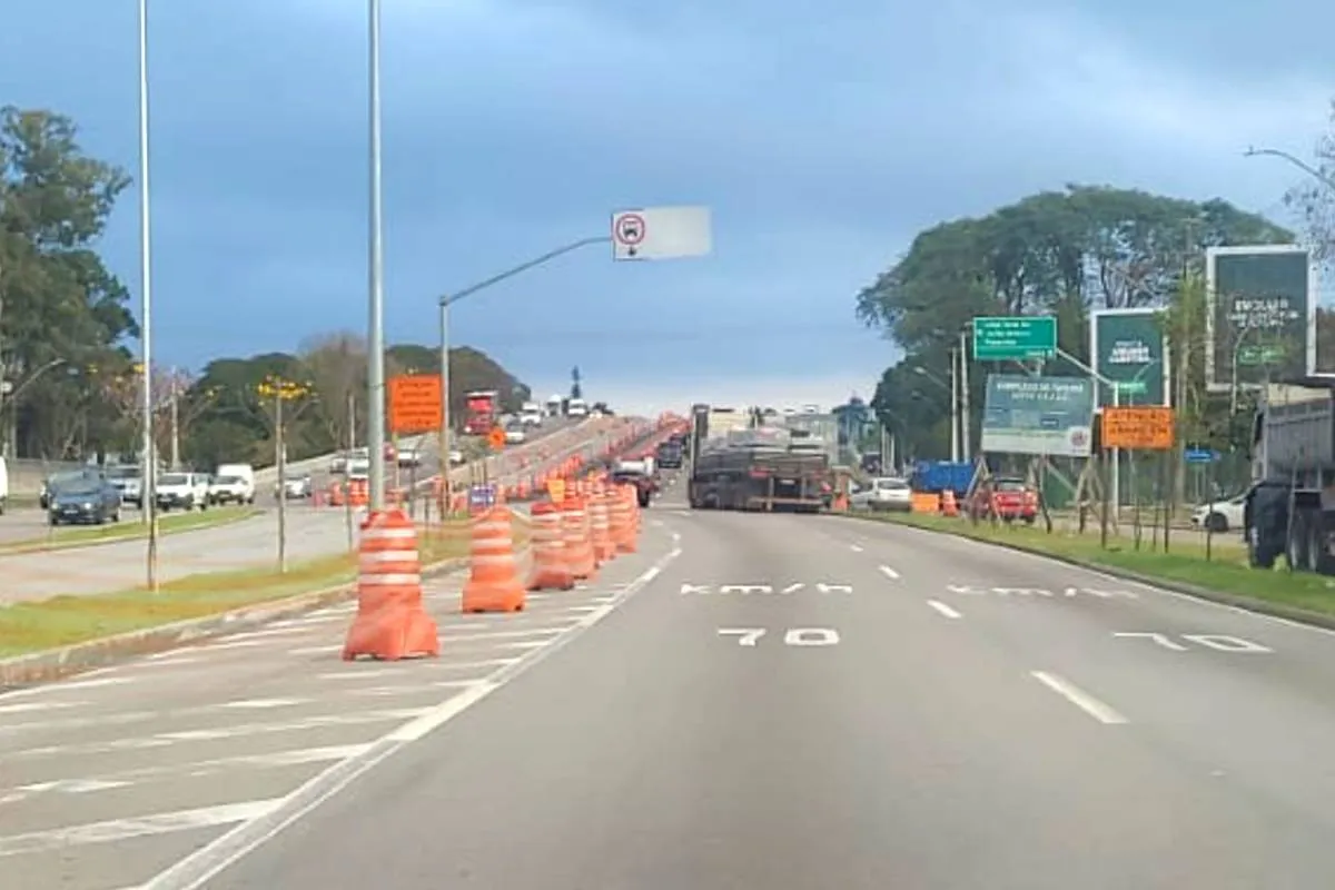 Trânsito nos dois sentidos está liberado no Complexo Tarumã após 83 dias de obras em um bloqueio.