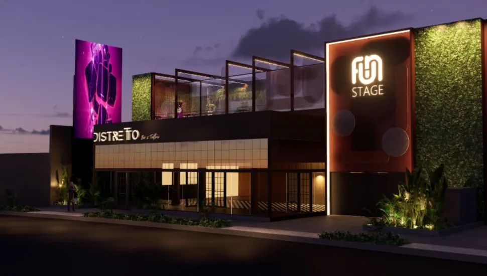 Fachada de caa de shows / Fun Stage Curitiba, nova casa de shows, inaugura no Batel