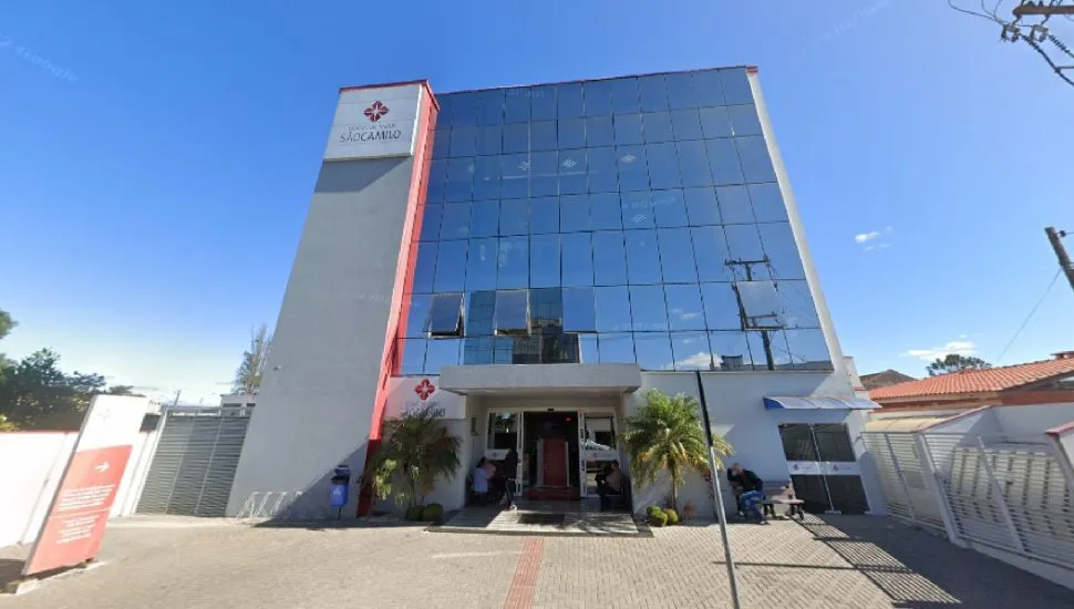 Fachada do Hospital Regional São Camilo, em União da Vitória.