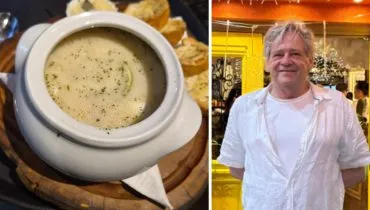 Sopa Grega com toque de limão é uma das preferidas dos clientes do Don Max.