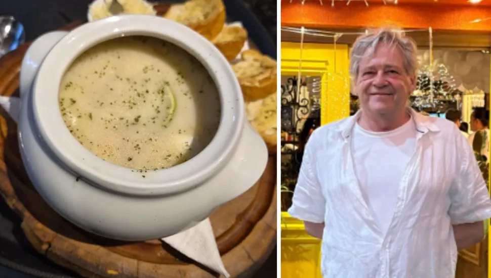 Sopa Grega com toque de limão é uma das preferidas dos clientes do Don Max.
