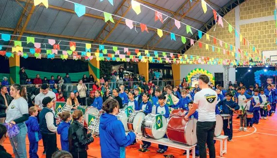 Projeto usa música para transformar vida de mais de 110 crianças em São José dos Pinhais
