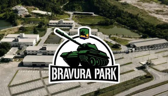 Parque temático celebra o Exército e tem até passeio de tanque de guerra