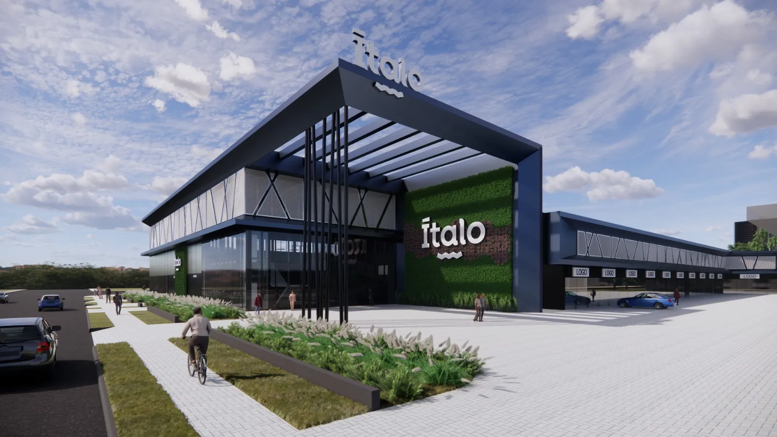 fachada de novo supermerado Ítalo Barigui