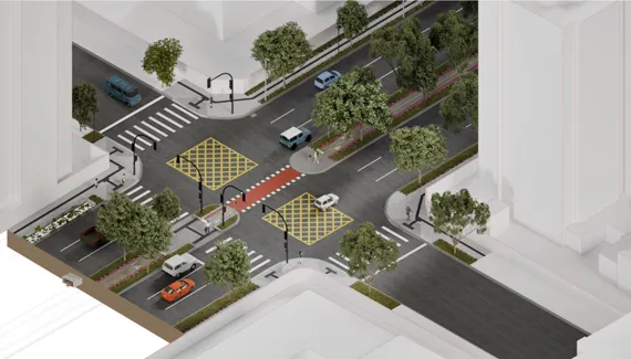 Aterramento de fios e nova ciclovia: o que vai mudar em avenida do Centro de Curitiba