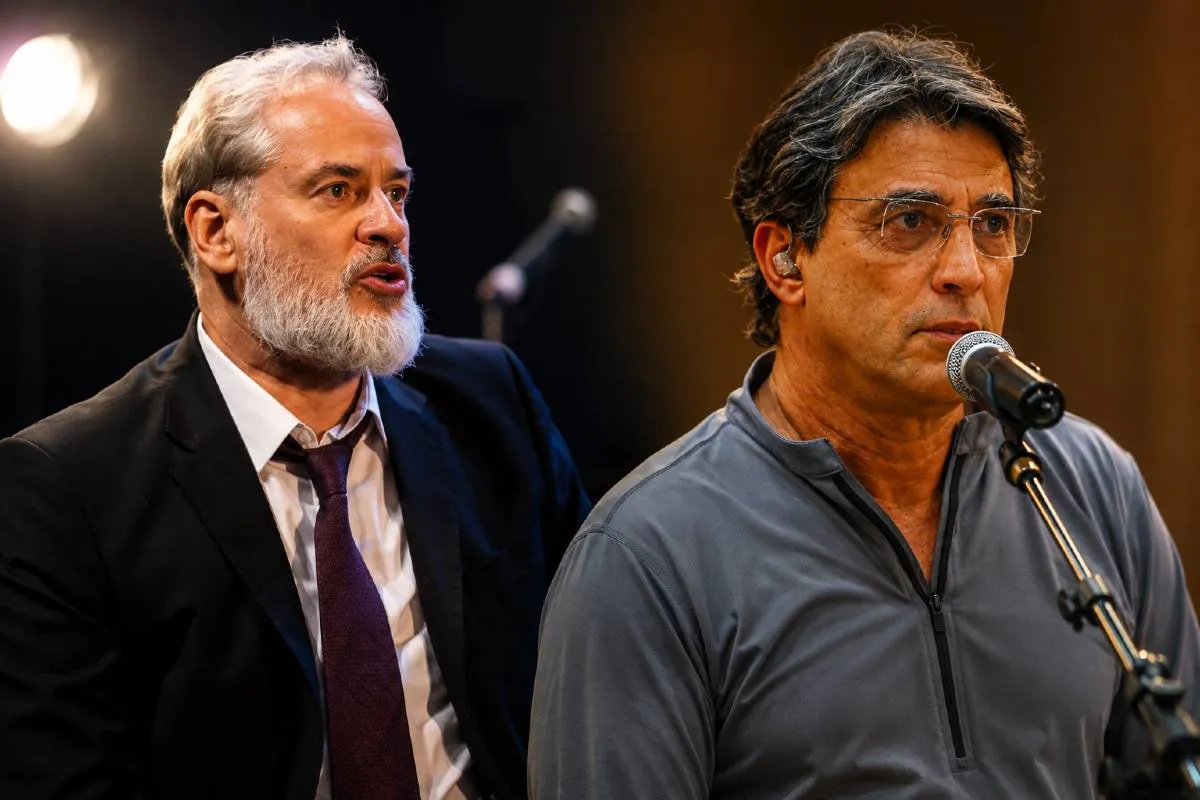 Dan Stulbach e Ivans Lins.