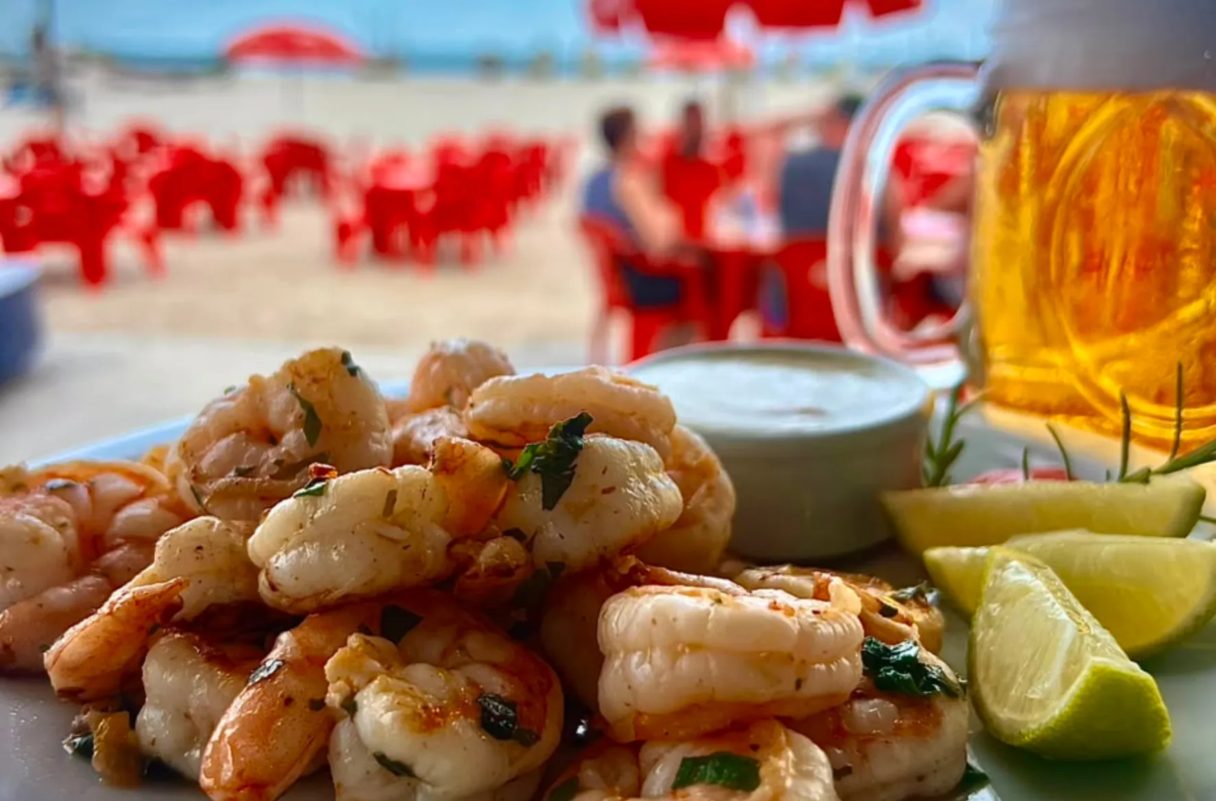 Restaurante Maestro Caramelo / camarões