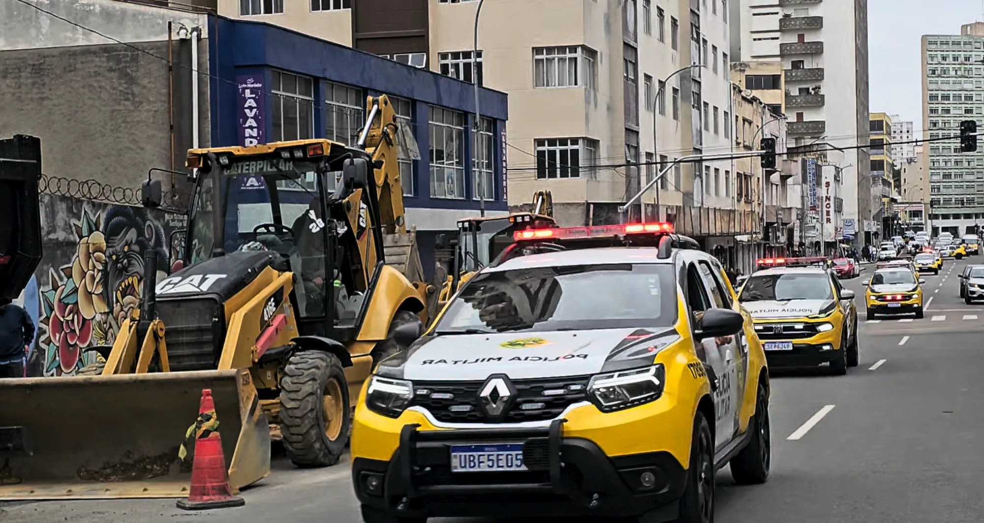 Operação da Polícia Militar mira tráfico e roubos no Centro de Curitiba