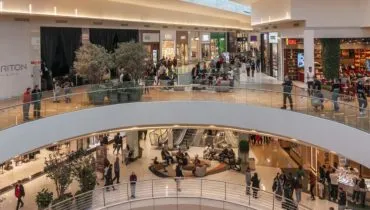 ParkShoppingBarigui / três andares de corredores em shopping