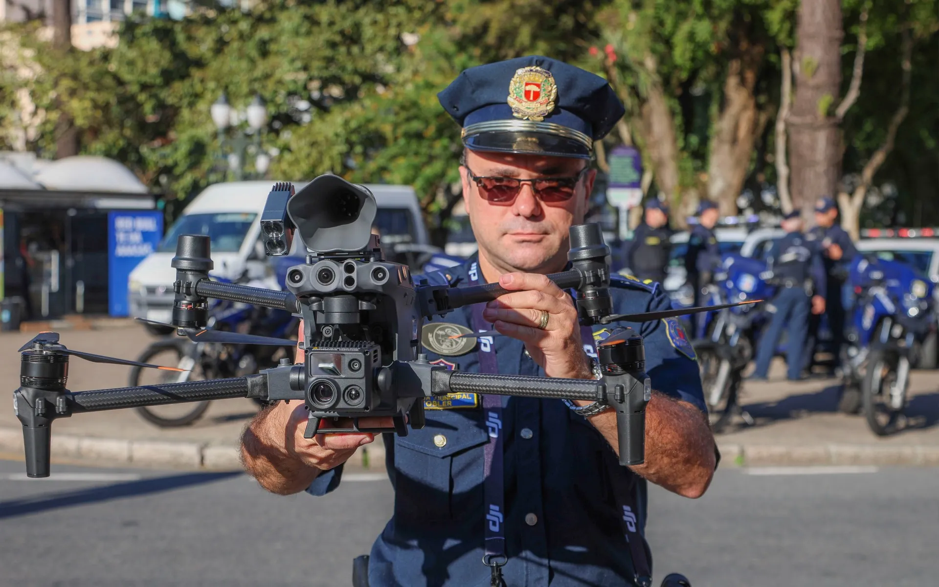 Nova patrulha da Guarda Municipal passa a contar com 32 novos drones.