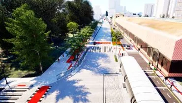 Praça Eufrásio Correia será estendida com a transformação de um trecho da Avenida Sete de Setembro em calçadão