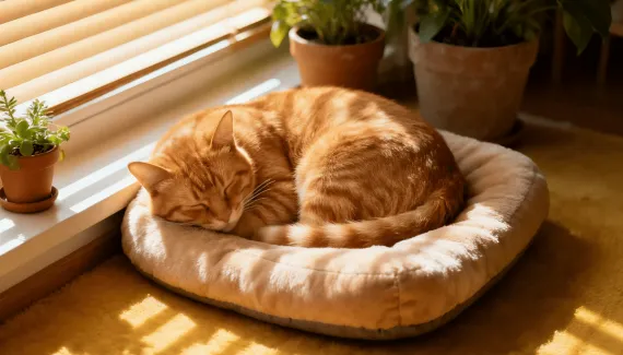 Seu gato dorme enrolado ou de barriga para cima? Veja o que cada posição pode revelar