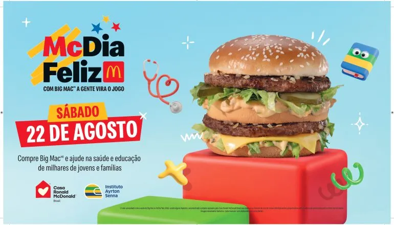 McDia Feliz 2026 será neste sábado, 22 de agosto